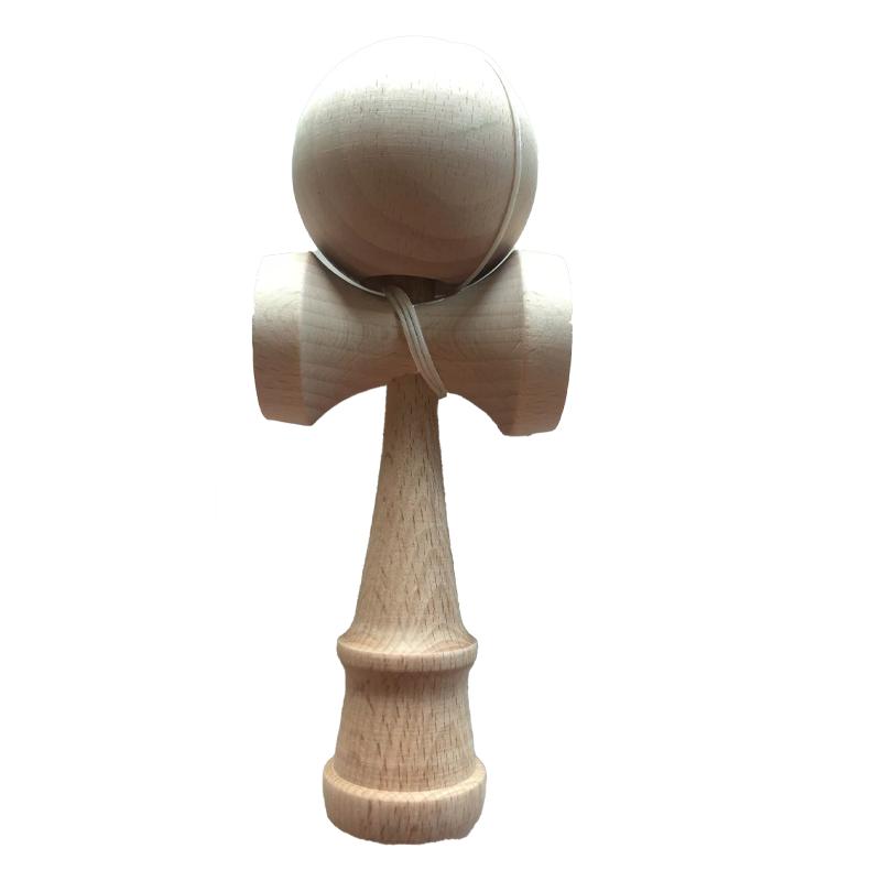 Outdoor puzzle competition skill ball practice hand eye coordination toy Japanese wooden sword ball children's and adult toy