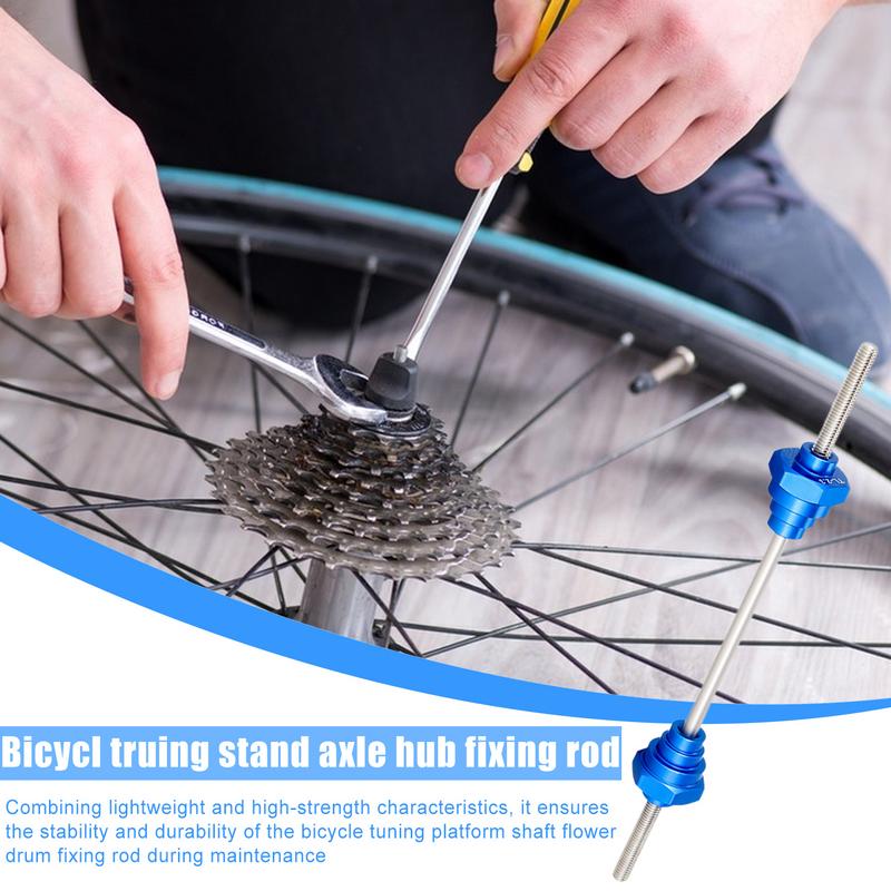 Front Thru Axle Adapter Bicycles Wheels Truing Stand Cycling Equipment For Young Beginners Professionals Home Business Users