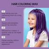 Wiieey Purple Children's Colorful Hair Cream Gentle Easy To Apply Washable Long Lasting Trendy Hair Color Cream 60g