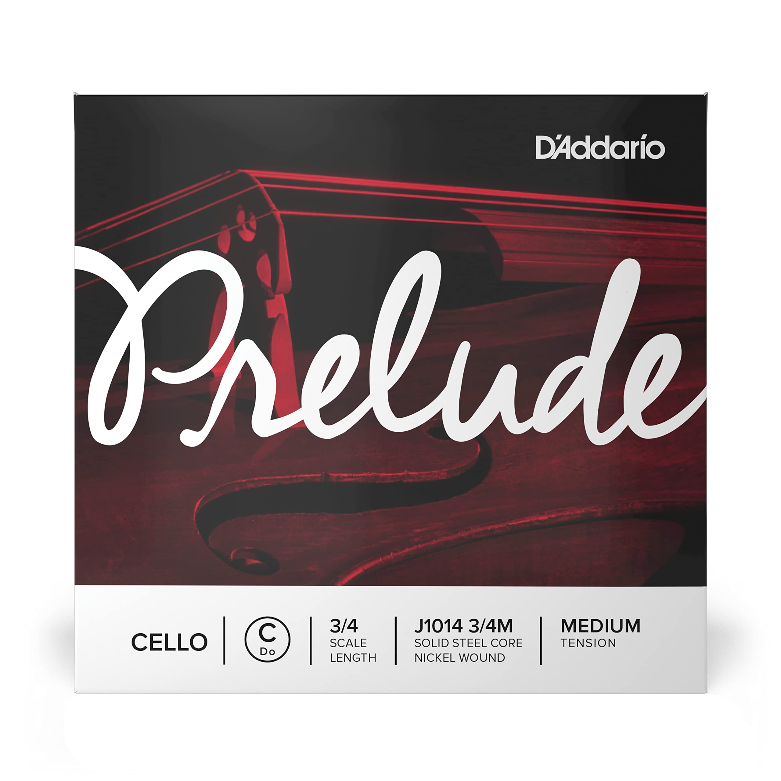 

Cello Rose String Prelude J1014 Medium Tension D Addario C-String 3/4M []