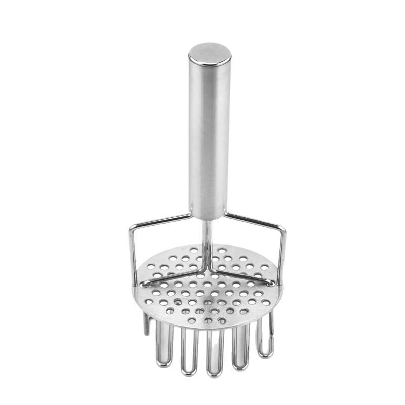 Stainless Steel Multifunctional Double-Layer Potato Masher Kitchen Gadget