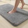 Dicke Plüsch Anti-Rutsch Badezimmermatte - Wasserabsorbierend, Anti-Rutsch, Katzenfreundlicher Teppich für Eingang, Toilette, Couchtisch oder Erker