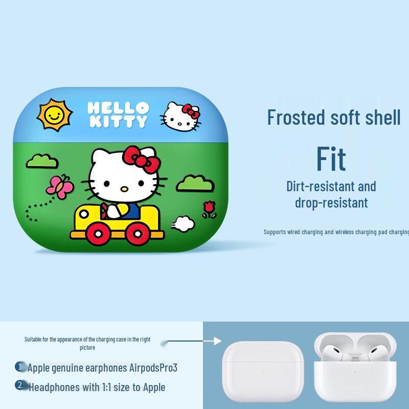 

Car-Driving Hello Kitty AirPods Protective Case