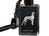 Great Dane - Crystal key ring with dog photo, illuminated key ring, unique gift by Art-Dog brand