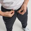 Adidas Knitted Sweatpants Men's Black Moderate Cuffed Pants