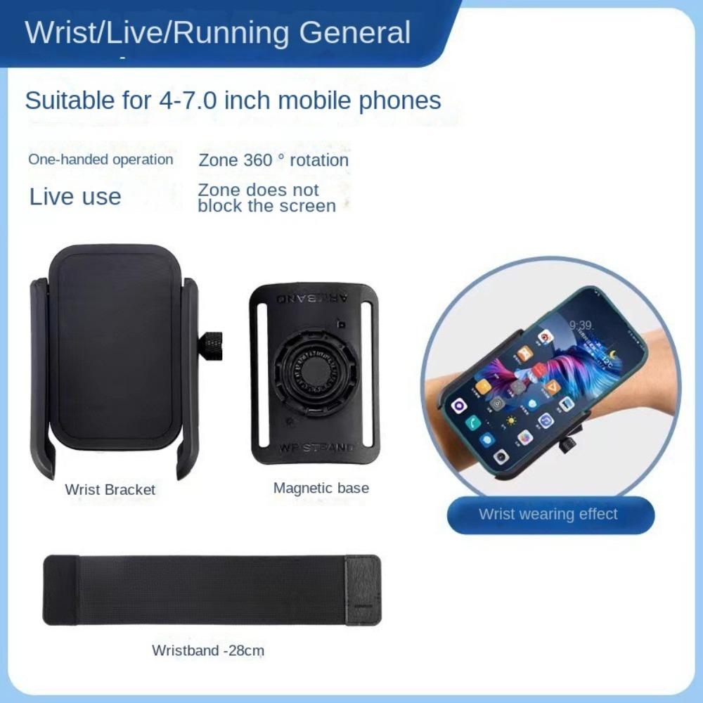 360 Rotatable Wristband Phone Holder Armband Comfortable Workout Wrist Phone Holder  Jogging