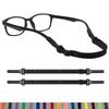 Rutschfester fester Brillenband, Unisex elastisches Anti-Drop Brillen-Nackenband Seil, Verstellbares universelles Sportbrillenband