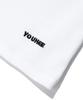 YOUHEE One Shoulder Logo Sleeveless White