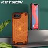 KEYSION Shockproof Armor Case for iPhone 16e Soft Silicone+PC Transparent Honeycomb Phone Back Cover for iPhone 16e 2025