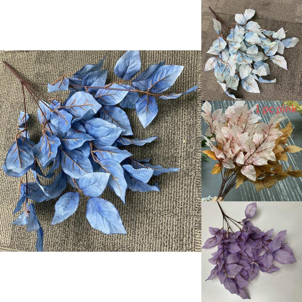 Artificial Leaves Bouquet For Wedding Decor And Event Photography With Realistic Look For Home And Hotel Decoration