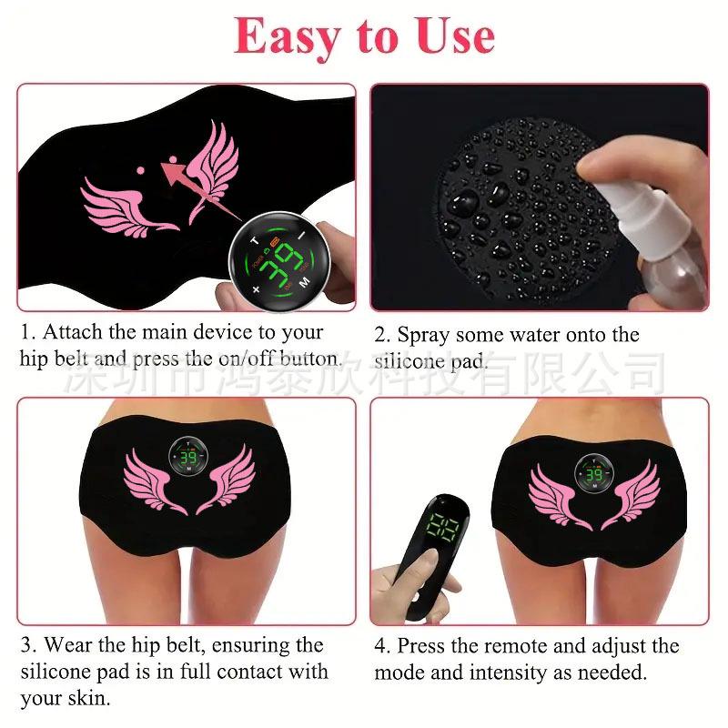 Rechargeable EMS Abdominal & Buttocks Muscle Trainer Patch
