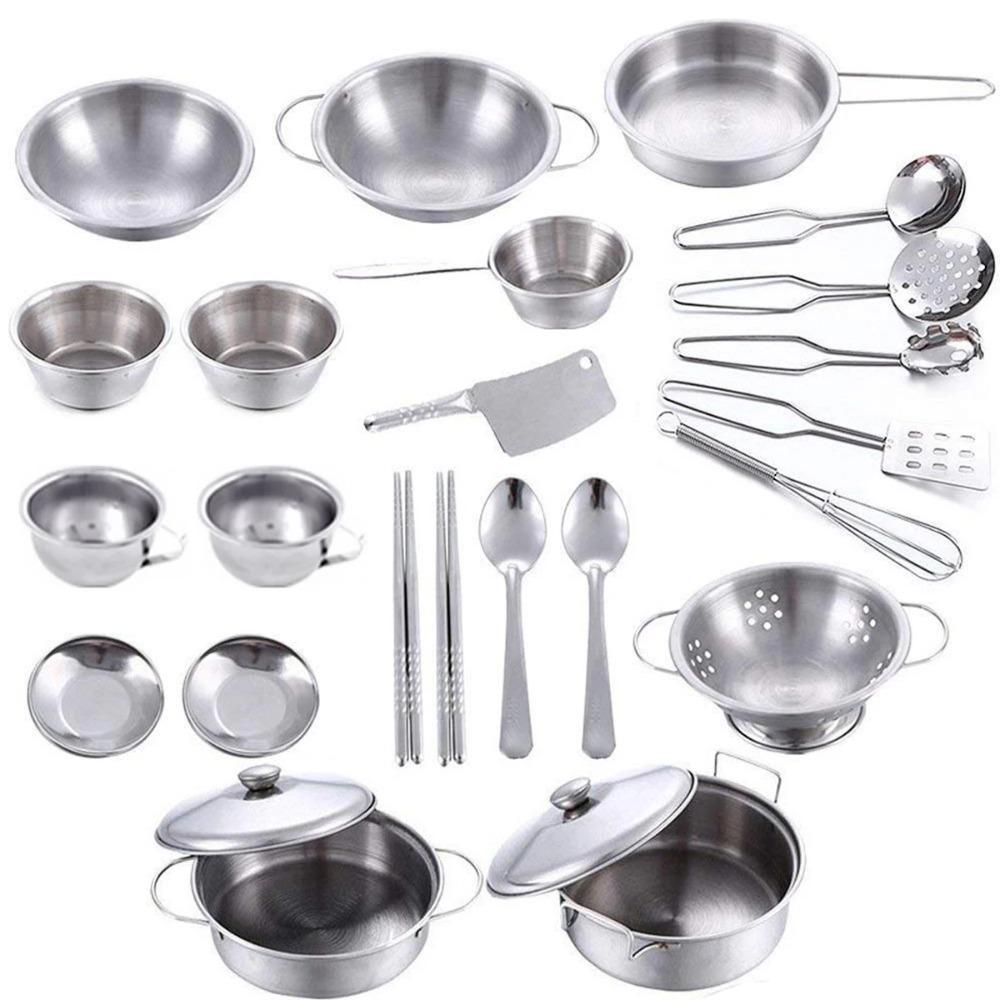 25 PEÇAS Conjunto de Cozinha Brincadeira de Faz de Conta Cozinha Simulada mini Brinquedo Conjunto de Brincadeira de Papel para Crianças Conjunto de Cozinha Presente Educacional para Crianças Meninas Menino