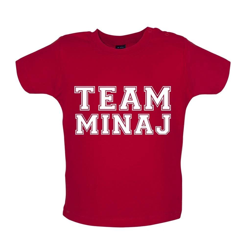 Team Minaj - Baby Kids Boys Girls Unisex T-Shirt / Babygrow - Nick Singer Rapper Gig Concert Love Fan 140