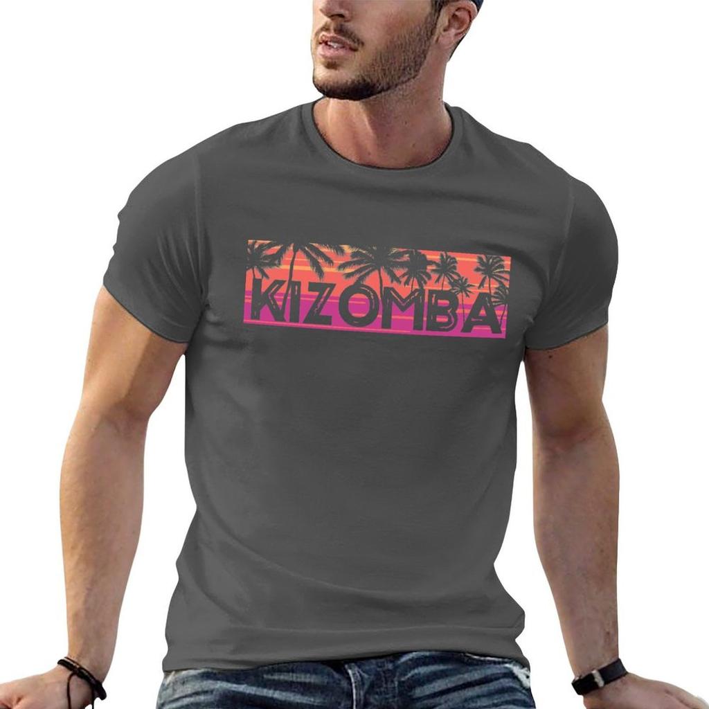 kizomba sunrise T-Shirt cotton t shirts high quality t shirts for man pack white man t shirt cotton high quality T-Shirt