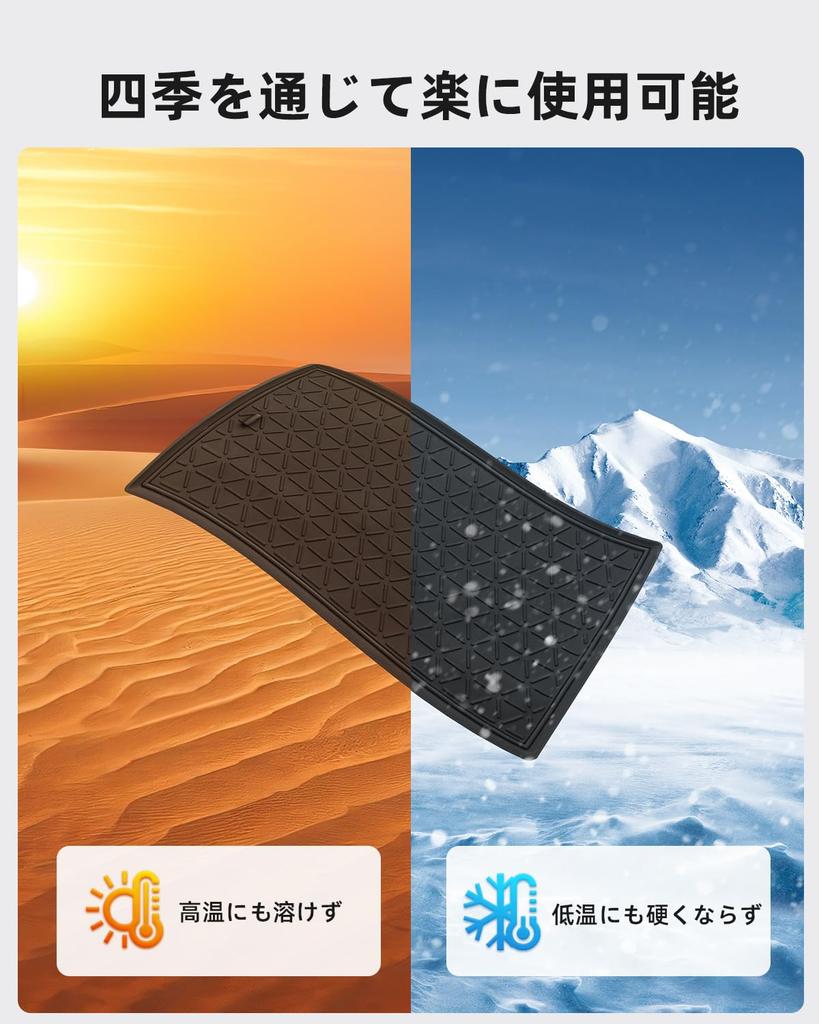 LANGBEAN Toyota RAV4 50er Serie Exklusive Innenraum Gummi-Fußmatte Matte Matte Türfach-Matte Kratzschutz Geräuschdämpfung Innenraumteile RAV4