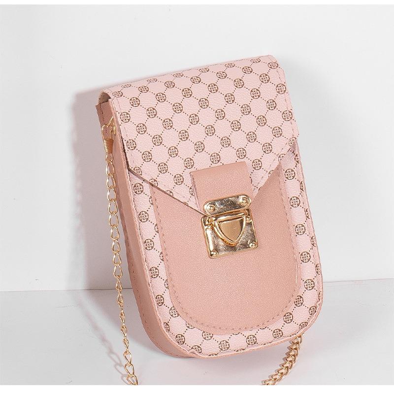 Dot Flower Material Mobile Phone Bag Mobile Phone Bag Women's Bag Fashionable Versatile Chain Crossbody Bag
