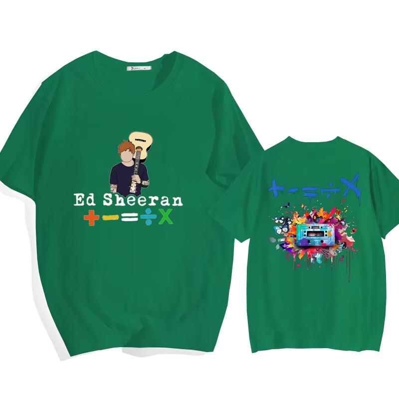 Ed Sheeran Tour 2025 T-Shirts Women's Men's Fashion Harajuku Musc Fan T-Shirt Tops Women T Shirt Pro Choice T Shirt Women