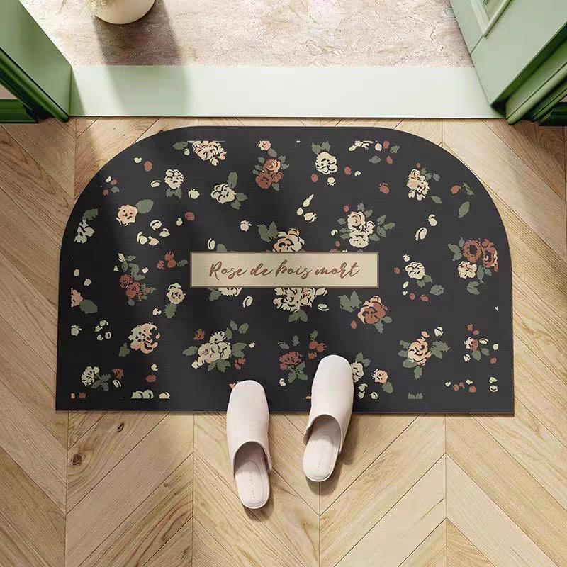 Diatom mud floor mat, quick drying anti slip door mat, bathroom mat, bathroom foot mat