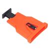 Plastic Chainsaw Sharpening Tool Orange Chain Saw Teeth Sharpener Portable Grinding Stone