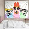 Powerpuff Wall Hanging Tapestry Wall Cloth Tapestries Decor Wall Bedroom Decoration