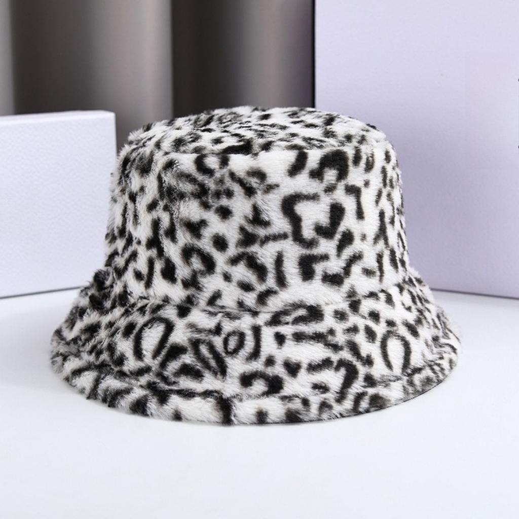 Hats, Leopard Print Hats, Fisherman Hats, Women's Hats, Warm Hats, Woolen Hats, Bucket Hats