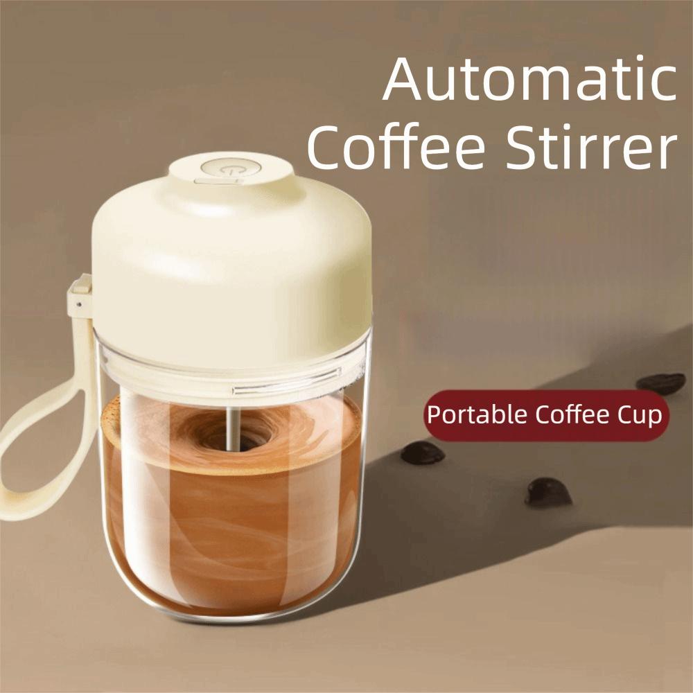 Draadloos Ontwerp Automatische Mengbeker Draagbaar Handvat Roterende Blenderbeker Koffie Mengen
