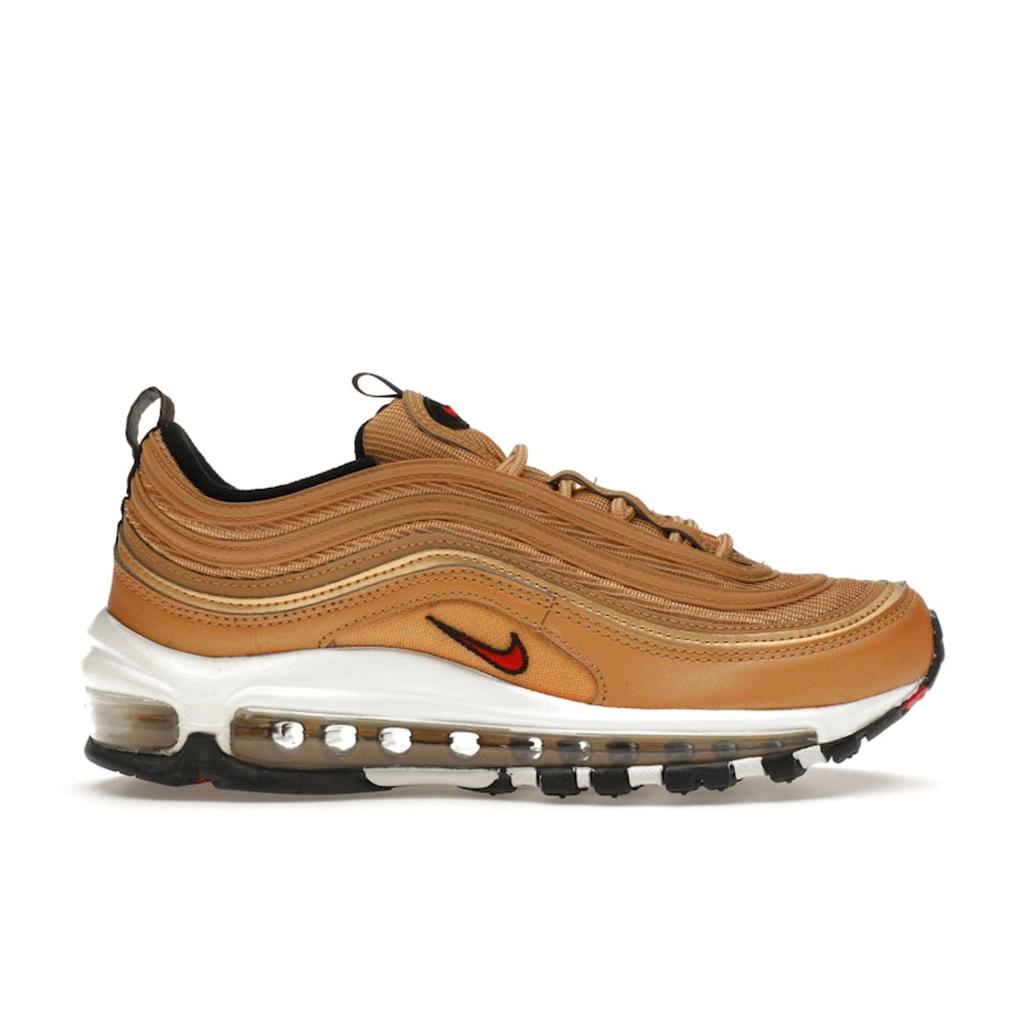 Nike Air Max 97 OG Metallic Gold 2023 Women Sneakers Varsity-Red White Black DQ9131-700