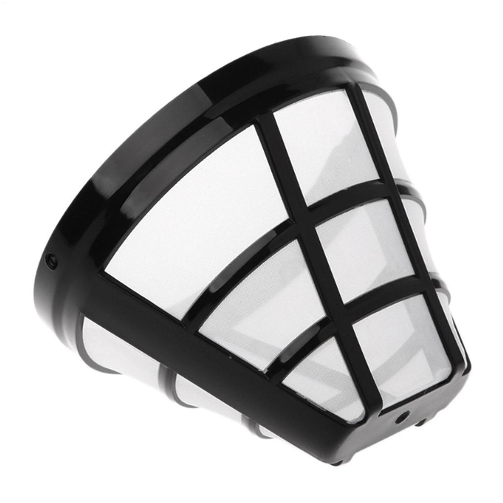 Repeat Coffee Filter Stainless Steel Nylon Mesh Basket Filter Cone Shape Coffee Filter Dripper Strainer Replacement Tool