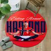 1pc Haaland5 Carpet, Round Rug, Comfortable, Suitable for Entryways, Living Rooms, Office, And Bedrooms, Christmas Decoration