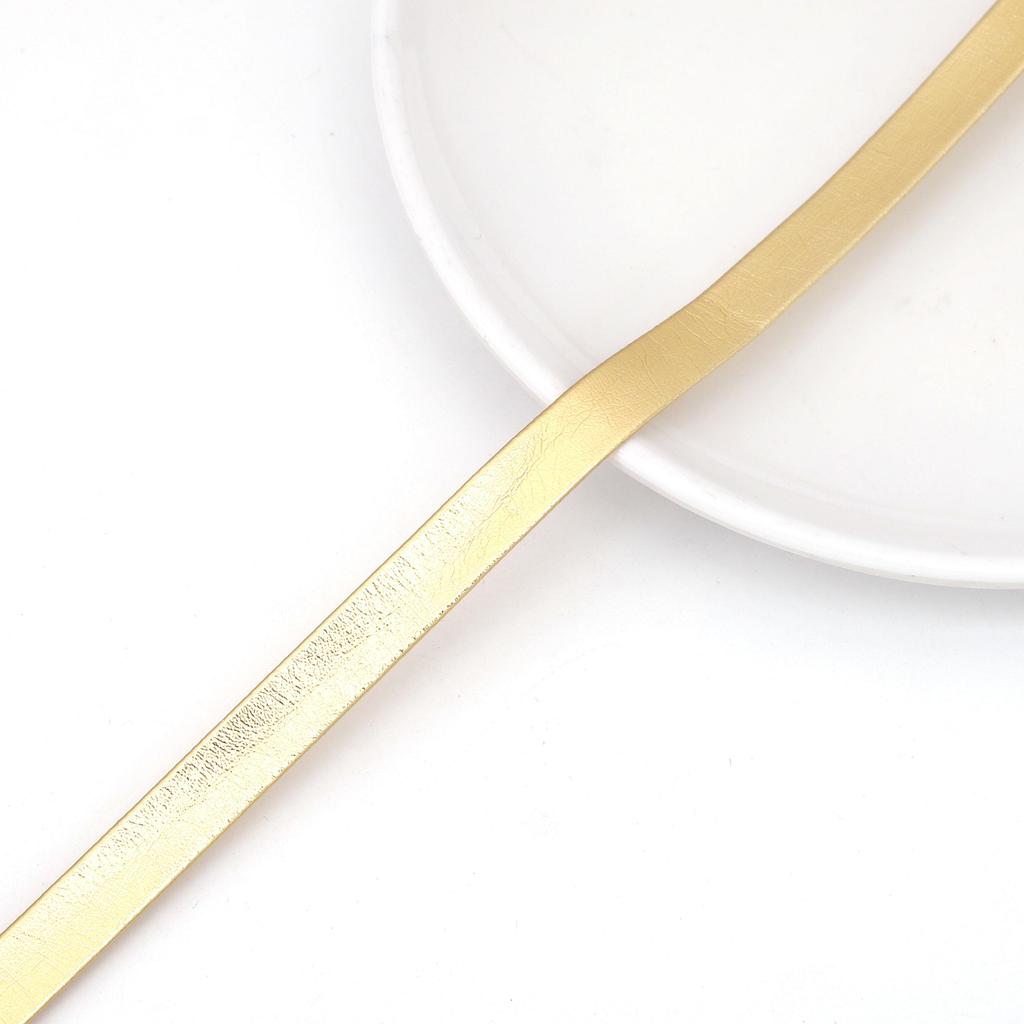 5Meter PU Shiny Leather Wrap Edge Strip DIY Supplies