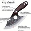 Three-piece Set Stainless Steel Kitchen Chef Knife Hand Forged Boning Knife Cutters Pocket Knife Slicing Cooking Mini Knife Multipurpose Knife