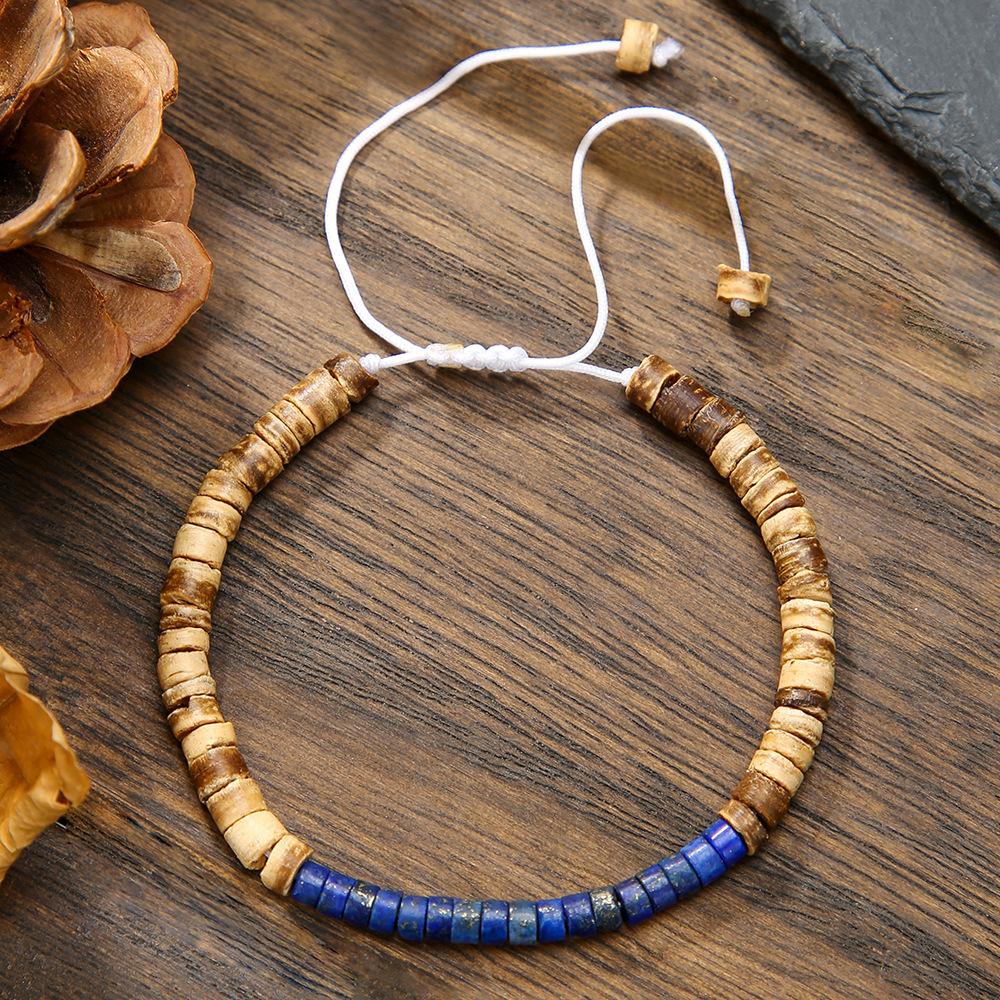 JYL TS Bracelet Men's Irregular en -Embodies Uniqueness & Attracts Distinct Fortune