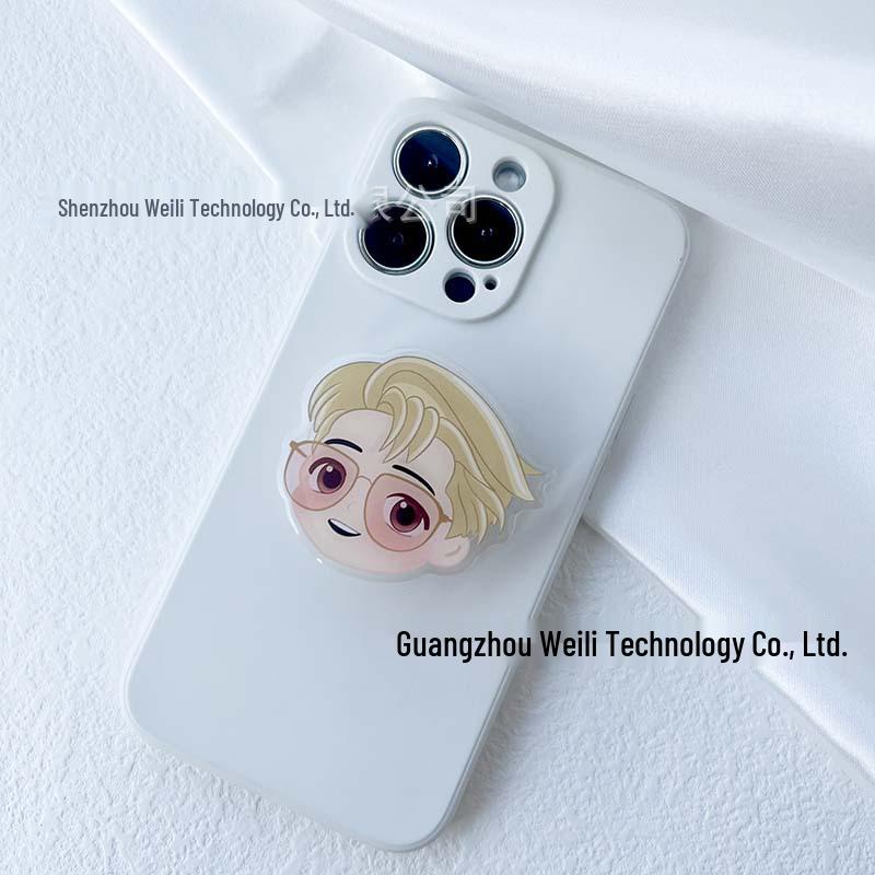 Acrylic Epoxy Cartoon Celebrity Airbag Phone Holder