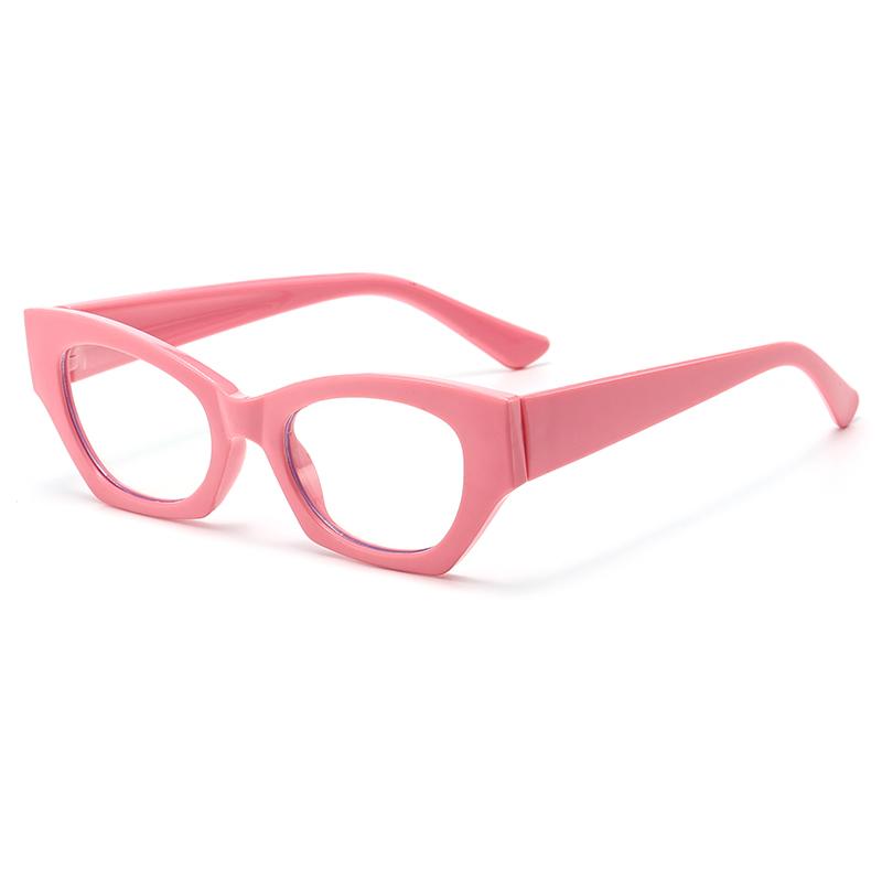 Children Classic Cat's Eye Photochromic Glasses  Fashion Retro Radiation Protection Eyewear For Boys And Girls