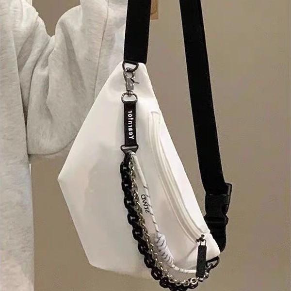 Premium Sense Large Capacity Fanny Pack Women'S Spring Versatile Chain Trend Casual Satchel Fashion Women'S Bag