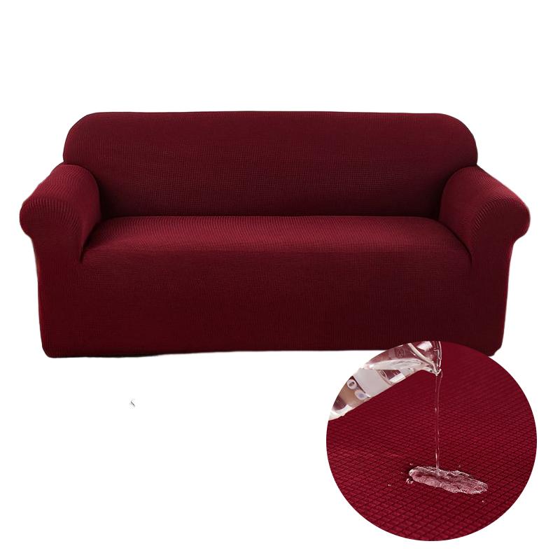 Waterproof Couch Cover, Dual Waterproof Sofa Cover, Stretch Jacquard Sofa Slipcover, Leakproof Furniture Protector for Kids, Pet