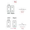 Window Security Contact Switch Surface Mount NC/NO Door Sensors Detector for Home Security and Burglars Alarm Systems