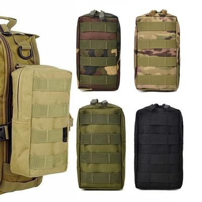 600D Oxford Borsa Tattica Militare da Esterno EDC Molle Tool Cerniera Vita Accessori Cintura Resistente Tasca Mimetica Caccia Airsoft