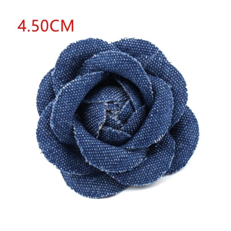 5pc Korea Fabric Flowers Clothes Hats Dress Decoration Flower Hair Accessories DIY Scrapbooking Crafts Supplies