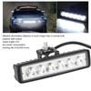 Lampa robocza listwowa 12V 18W 6 LED Światło do jazdy dziennej Modyfikacja pojazdu IP67 Czarna