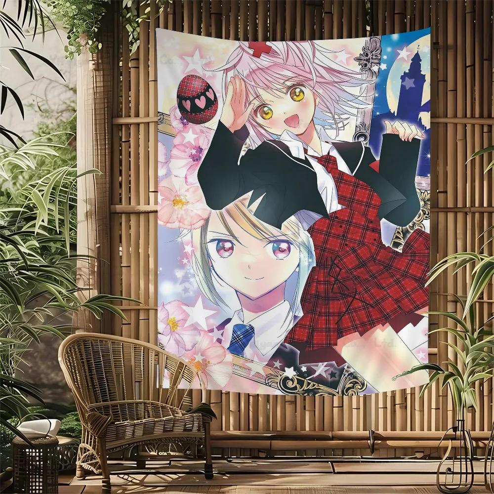 

Shugo Chara Japan Anime Tapestry Art Printing Bohemian Wall Tapestries Mandala Decor Blanket 74x94cm(29x37in)
