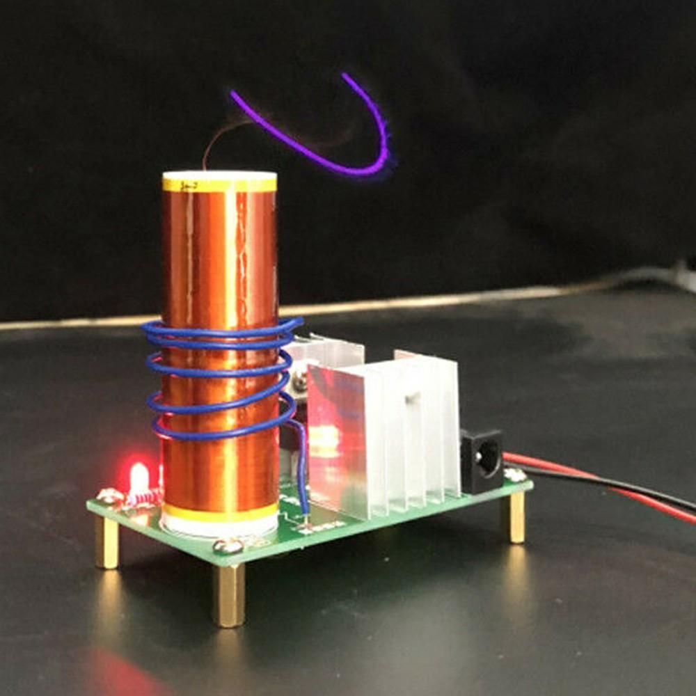Tesla Coil Plasma Speaker DIY Kit 15W – Altavoz De Plasma Inalámbrico Para Teléfono Y PC, Proyecto Electrónico Educativo, Entrada 15-24V DC