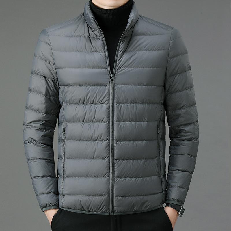 Winter New Short Standing Collar Down Coat Men's Fashion Down Coat Lightweight Winter Wear