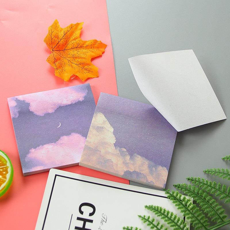 24Pcs Sparkling Starry Sky Convenience Stickers with High Appearance Limited for Students N TimesTearable Notes,Message Notes, Memo Notes, Label Stick