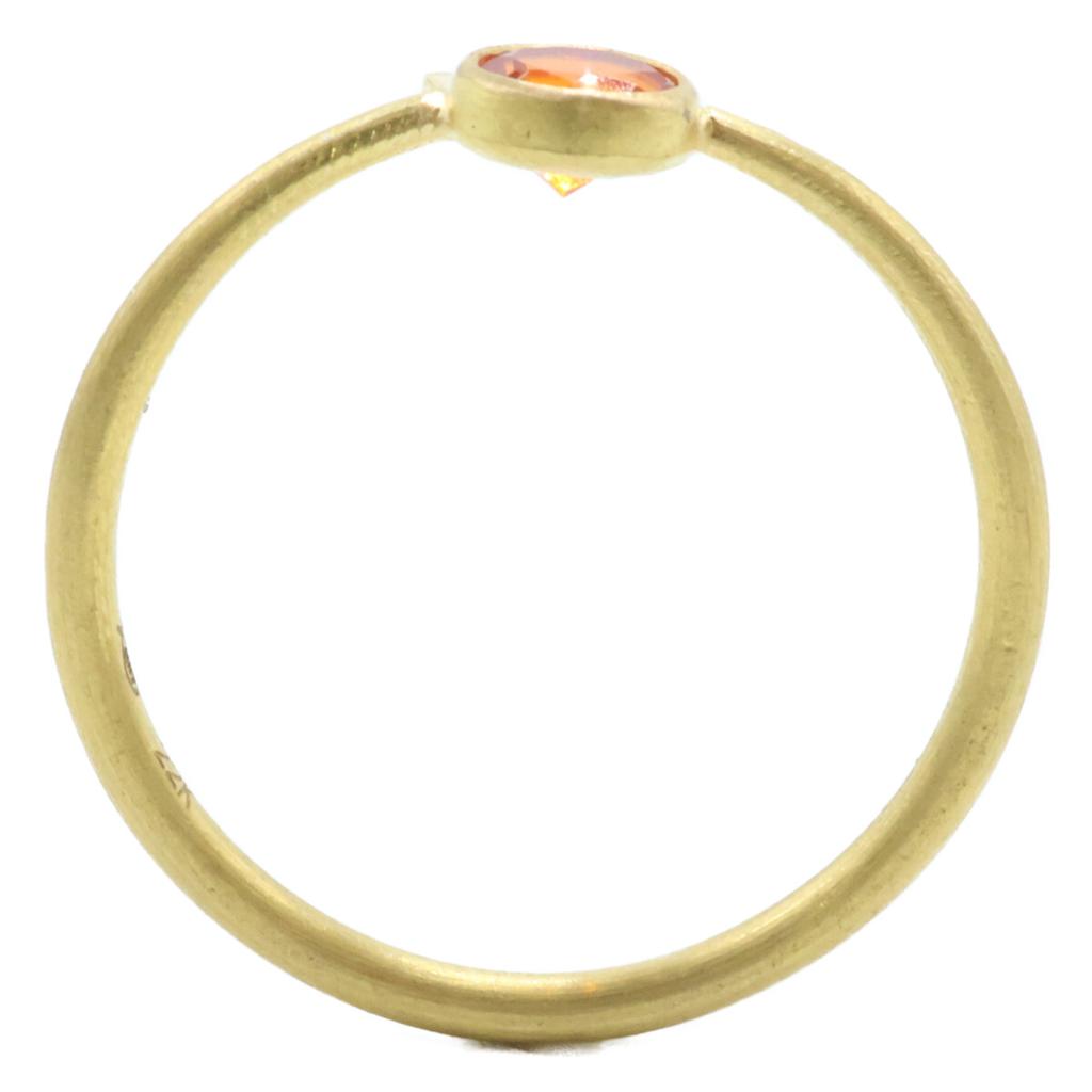 Marie-Helene De Taillac 22KYG Fire Opal Little Cat Ring 0.15ct Ring Ring 7 goldUsed