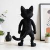 99 Notti Nella Foresta Gatto Nero Peluche Giocattolo Decorazione Divertente Bambola di Pezza Gatto Nero Collezionabile Regalo per Festa di Halloween Compleanno