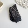 Leopard Print Thick Winter Socks Mid-tube Length Women's Cotton Socks  Christmas Gift
