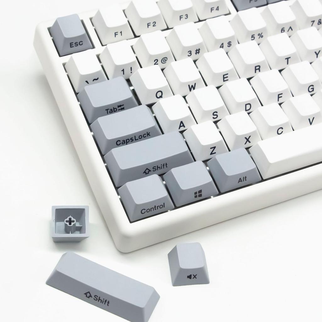 NiZ dedicated keycaps, 84 pieces, side-engraved PBT material (84 keys)