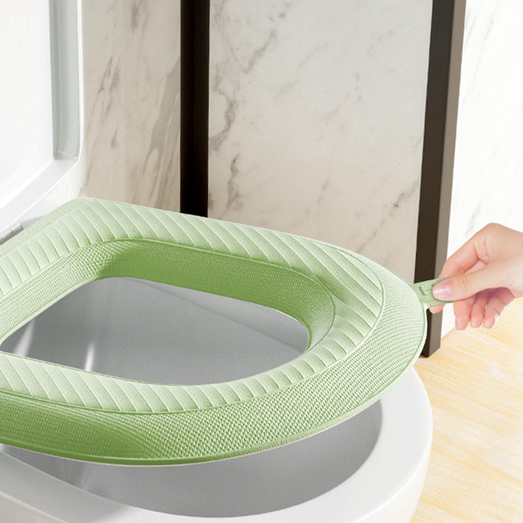 Copriwater morbido impermeabile, copriwater lavabile, copriwater a forma di O, copriwater bidet, copriwater, accessori