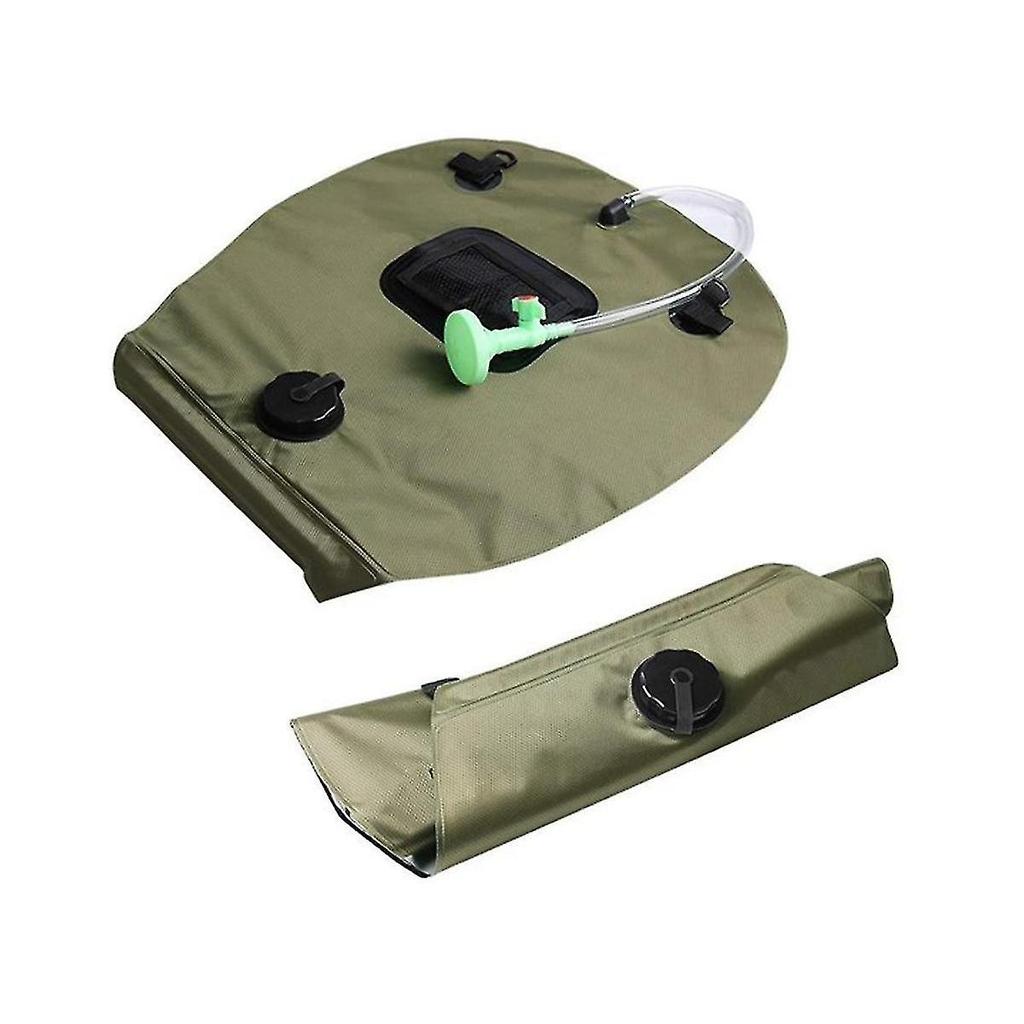 Outdoor Solar Bag Portable Shower Bag 20l Camping Bath Water Bag 19.7x18.5cm